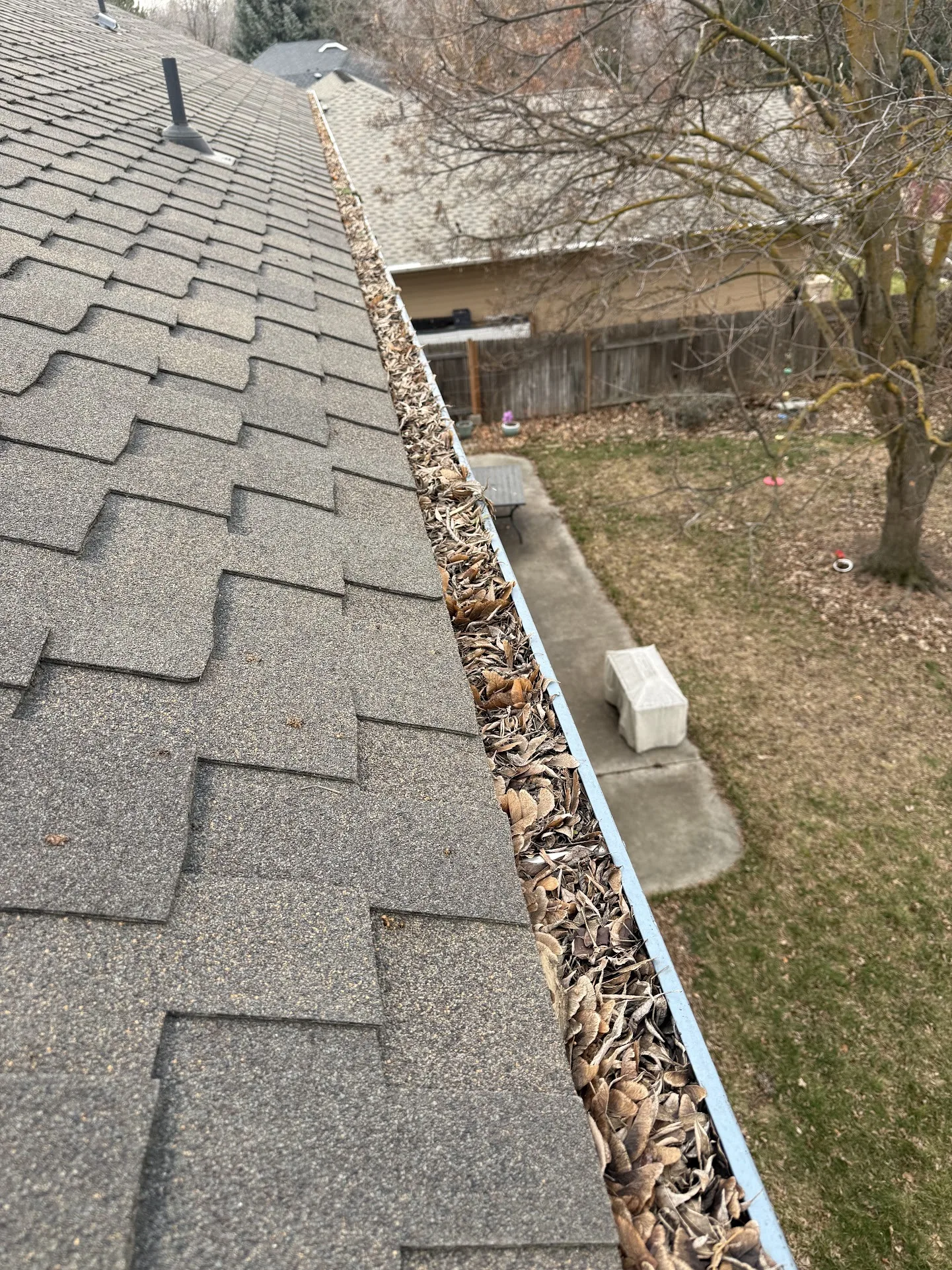 Leaf-Choked Gutters